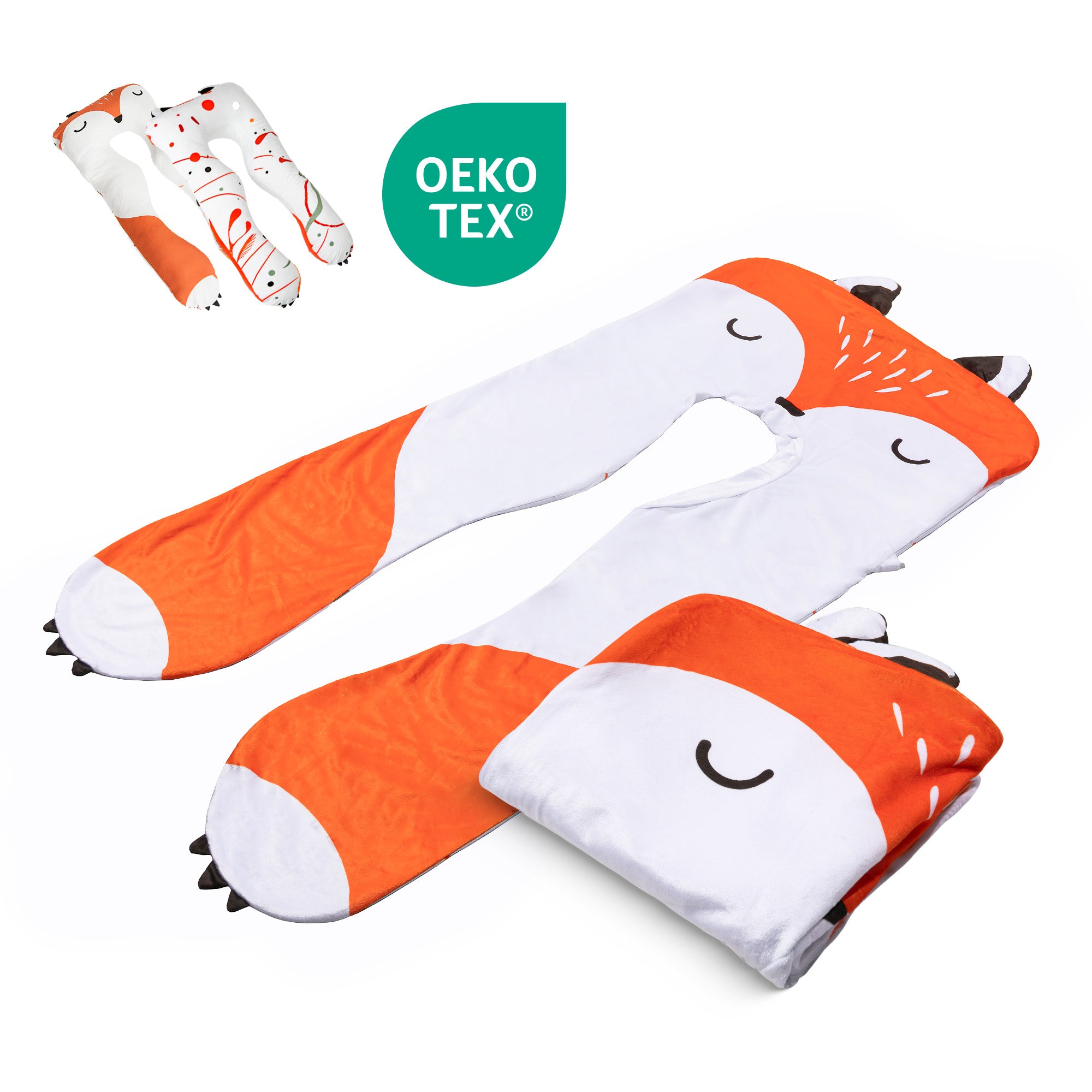 Fodera di ricambio per cuscino per bambini - microplush (volpe)
